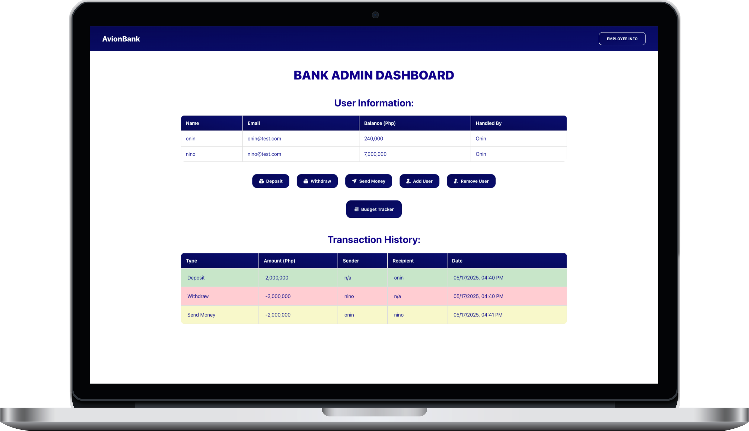 Onin Sibua Banking App Thumbnail